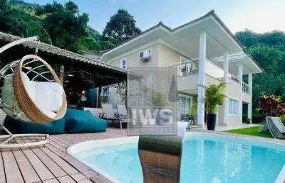 Casa com 4 dormitórios para alugar, 284 m² por r$ 25.000,00/mês - recreio dos bandeirantes - rio de janeiro/rj