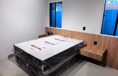 Alugo studio com varanda mobiliado no caminho as árvores