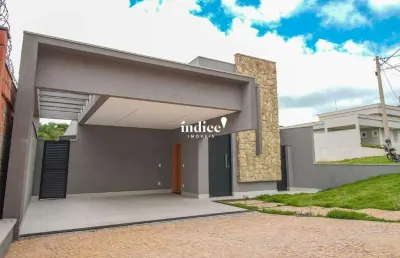Casas condomínio no bairro bonfim paulista, 3 quartos, 3 suítes, 2 vagas, terras de bonfim - san tiago
