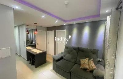 Apartamento no bairro bonfim paulista, 2 quartos, 1 vaga, lar frança