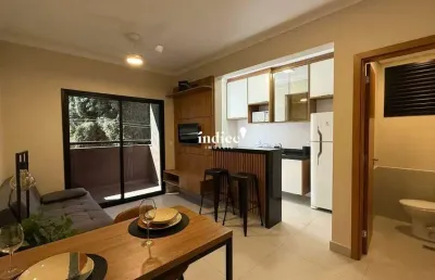 Apartamento no bairro jardim recreio, 1 quarto, 1 suíte, 1 vaga, edifício recanto das árvores