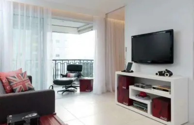 Apartamento para locação em barueri, alphaville conde ii, 1 dormitório, 1 suíte, 2 banheiros, 1 vaga