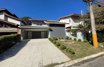 Sobrado para locação em santana de parnaíba, alphaville, 4 dormitórios, 3 suítes, 5 banheiros, 4 vagas