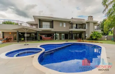 Casa mobiliada para locação - 3 dormitórios - 637 m² - condomínio alphaville campinas