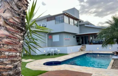 Casa alto padrão à venda completamente mobiliada e equipada no condomínio terras de santa tereza.