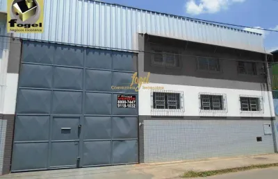 Nova era / juiz de fora - galpão com 303m²- mezanino escritório c wc - cozinha