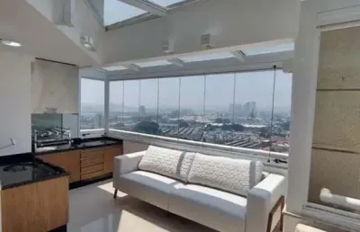 Cobertura duplex para venda em santo andré, centro, 5 dormitórios, 4 suítes, 1 banheiro, 4 vagas