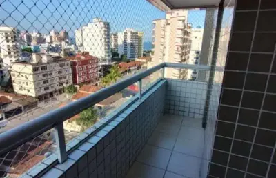Apartamento para venda em praia grande, mirim, 2 dormitórios, 1 suíte, 2 banheiros, 1 vaga