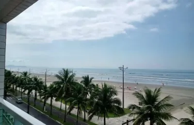 Apartamento para venda em praia grande, caiçara, 1 dormitório, 1 banheiro, 1 vaga