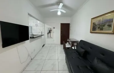 Apartamento para venda em praia grande, aviação, 1 dormitório, 1 banheiro, 1 vaga