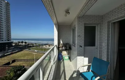 Apartamento para venda em praia grande, caiçara, 1 dormitório, 1 banheiro, 1 vaga