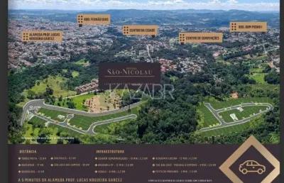 Terreno à venda reserva são nicolau, 408 m² por apenas r$ 490.000 - alpes de atibaia - atibaia/sp