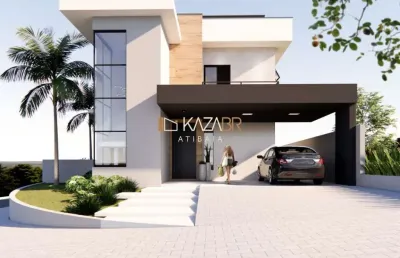 Casa com 3 dormitórios à venda, 294 m² por r$ 1.350.000,00 - condomínio terras de atibaia - atibaia/sp