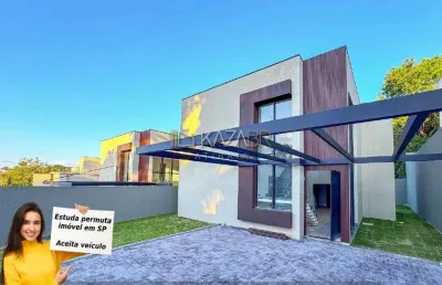 Casa à venda, condomínio fechado, 3 suítes, 221m² - $1.990.000 – vila santista – atibaia/sp