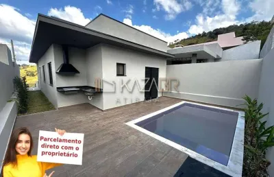 Casa térrea à venda, 3 dormitórios (1 suíte), piscina, 110m² - $695.000 – santa martha – bom jesus dos perdões/sp