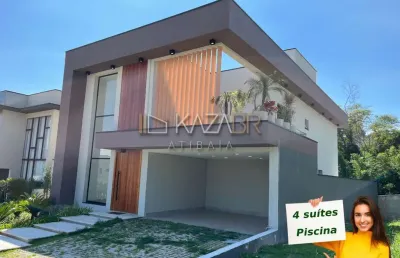 Casa à venda, condomínio fechado, 4 suítes, piscina, 304m² - $2.700.000 – reserva são nicolau – atibaia/sp