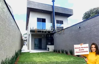 Casa à venda, 3 suítes, área gourmet, 122m²- $800.000 – alvinópolis – atibaia/sp