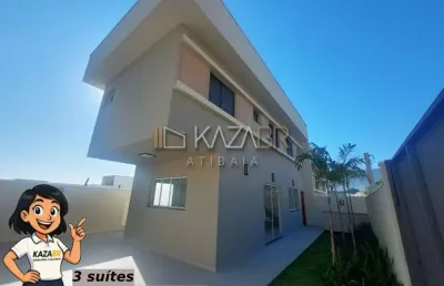 Casa à venda, 3 suítes, 102 m² por $ 740.000 - jardim jaraguá - atibaia/sp