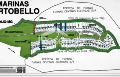 Terreno em condomínio fechado à venda na Rua D, 20, Marinas Portobello, Capitólio