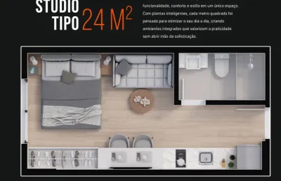 Studios para venda entrada a partir de 19 mil de entrada, fluxo em 100 meses direto com  construtora