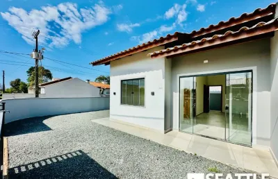 Casa nova para venda  com 2 quartos aceita financiamento  bairro quinta acorianos - barra velha - sc