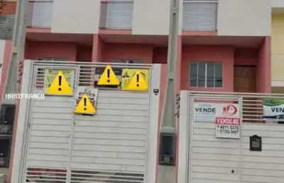Sobrado para venda em franco da rocha, chácara são luiz, 2 dormitórios, 1 banheiro, 1 vaga