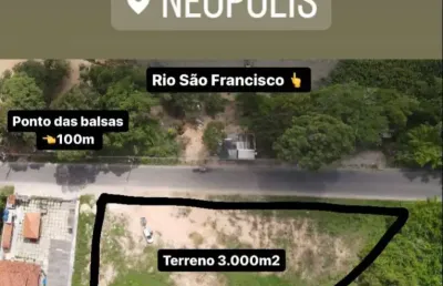 Terreno comercial à venda na Rodovia Neopolis Passagem, S/N, Centro, Neópolis