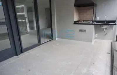Apartamento no brooklin novo com 92m², terraço com churrasqueira a carvão e 2 vagas determinadas