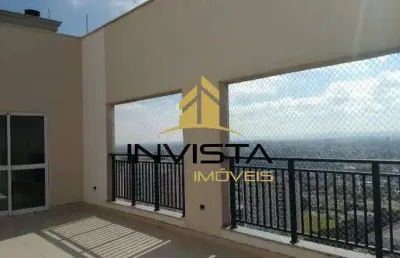 Cobertura no jardim aquarius, 243m² - 3 vagas - 4 dorms - lazer completo