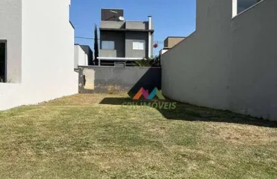 Terreno à venda no condomínio park real - indaiatuba, sp | te0722