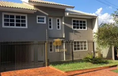 Sobrado com 3 dormitórios à venda, 276 m² por r$ 1.800.000,00 - conjunto residencial aporã - foz do iguaçu/pr