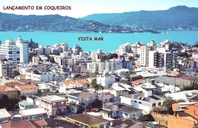 03 dormitório, 01 suite em coqueiros com vista mar - santa catarina