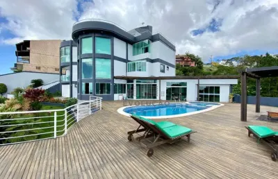 Casa com 4 suítes à venda, 960 m² por r$ 6.900.000 - bosque das mansões - são josé/sc
