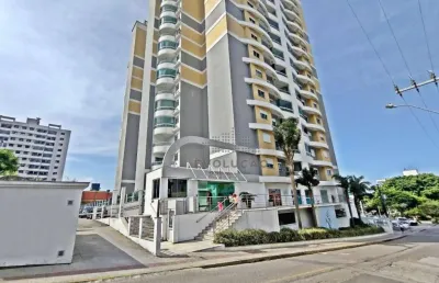Lindo apto 02 quartos, 01 suíte, sacada c/ churrasqueira, vista mar em barreiros - são josé