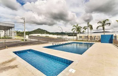 Apto 2 quartos, 1 vaga, lazer - bela vista - santa catarina
