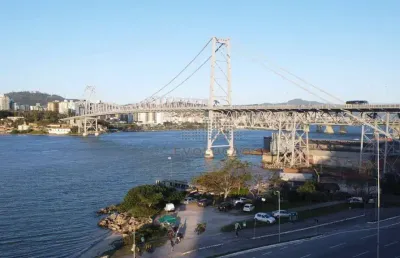 Terreno 850 m² beira mar continental no estreito - florianópolis sc