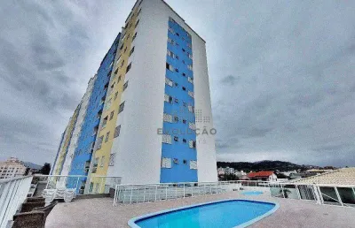 Apto 2 quartos, 1 suíte, 1 vaga - areias - santa catarina