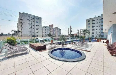 Apto 2 quartos, sacada, 1 vaga - bela vista - santa catarina