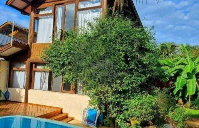 Casa com 4 dormitórios à venda, 290 m² por r$ 1.890.000,00 - rio tavares - florianópolis/sc