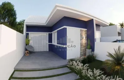 Casa com 2 dormitórios à venda, 48 m² por r$ 365.000,00 - forquilhas - são josé/sc