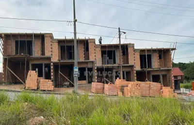 Sobrado com 2 suítes e lavabo - forquilhas - são josé/sc