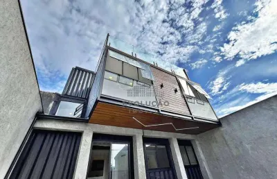 Casa no estreito com vista mar, 3 dorms, 1 suíte e terraço gourmet