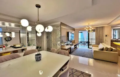 Apartamento com 197m², alto padrão, 02 suítes, closet, 02 vagas e hb campinas!