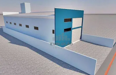 Galpão para alugar, 370 m² - areias de baixo - governador celso ramos/sc