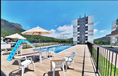 Ótimo apartamento 2 dorms com suíte - cidade universitária pedra branca - palhoça/sc