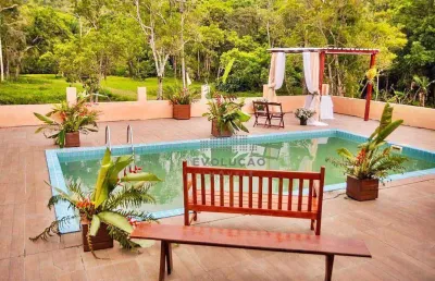 Sítio com 4 dormitórios à venda, 10000 m² por r$ 700.000,00 - florestal - imaruí/sc