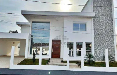 Casa c/ 4 suítes, cinema e 522m de terreno! palhoça - centro
