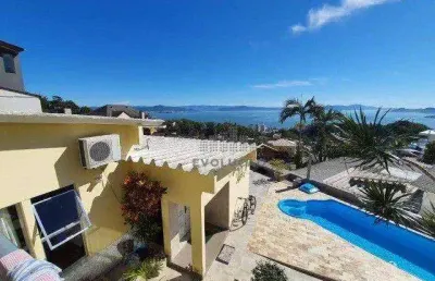 Casa com 4 dormitórios ,piscina - centro - florianópolis/sc
