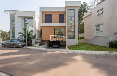 Casa em condomínio fechado com 3 quartos à venda na rua luiz zilli, 412, campo comprido, curitiba, 300 m2 por r$ 2.650.000