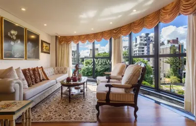 Apartamento com 4 quartos à venda na avenida sete de setembro, 6235, seminário, curitiba, 279 m2 por r$ 1.700.000